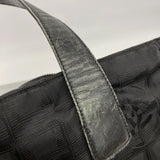 【6gc2509-k】シャネル トートバッグ ニュートラベル ナイロン ブラック ゴールド金具【中古】レディース