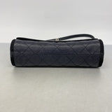 【6gc2510-k】シャネル ハンドバッグ マトラッセ チェーンショルダー キャビアスキン ブラック シルバー金具 2wayバッグ【中古】レディース