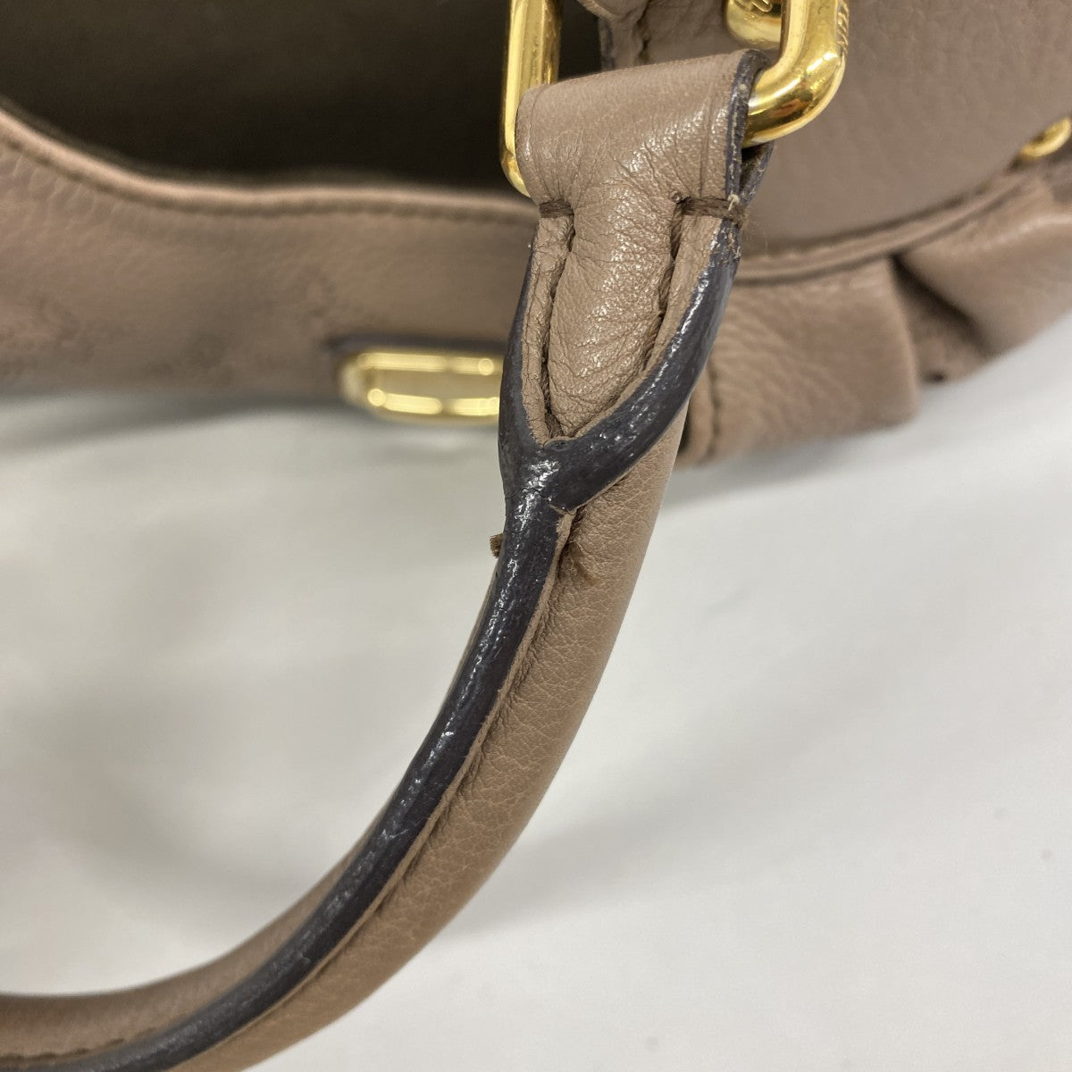 【6gc2512-k】ルイヴィトン トートバッグ マヒナ マヒナL M93819 オパール【中古】レディース
