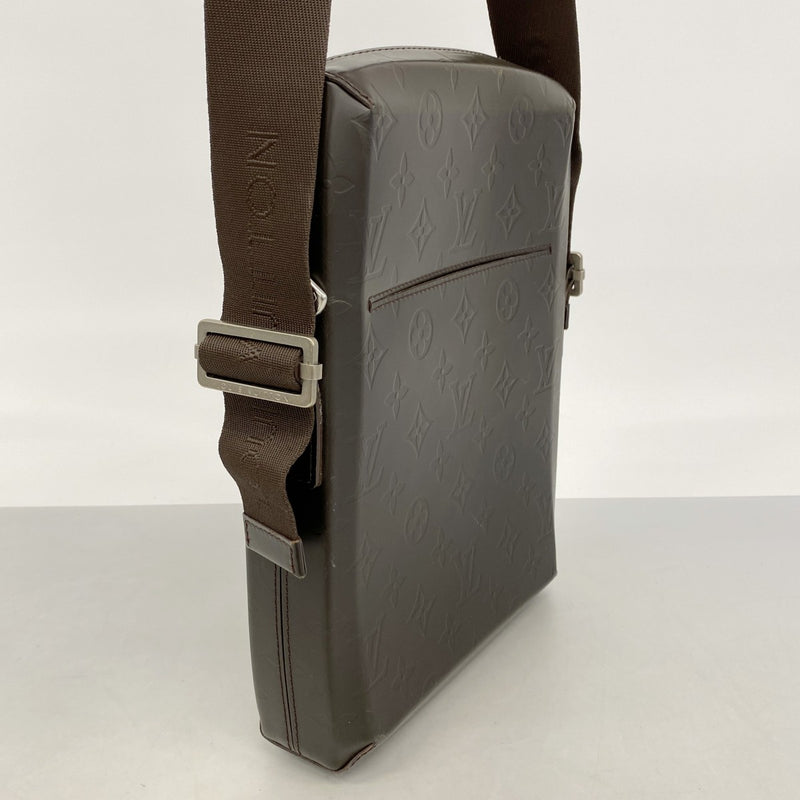 【6gc2514-k】ルイヴィトン ショルダーバッグ モノグラム・グラセレザー ボビー M46520 カフェ【中古】メンズ