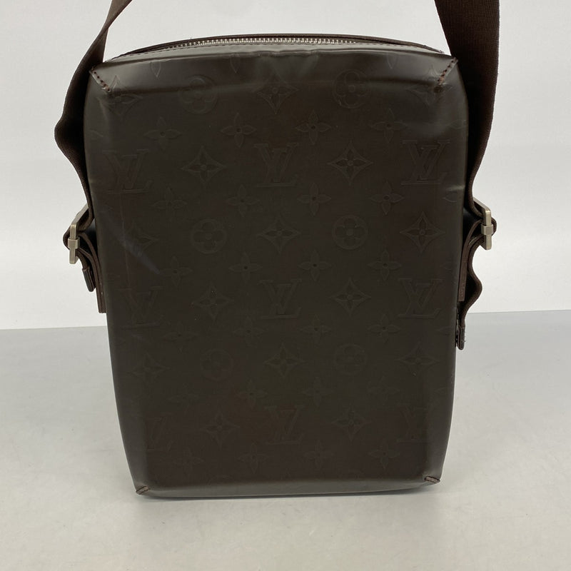 【6gc2514-k】ルイヴィトン ショルダーバッグ モノグラム・グラセレザー ボビー M46520 カフェ【中古】メンズ