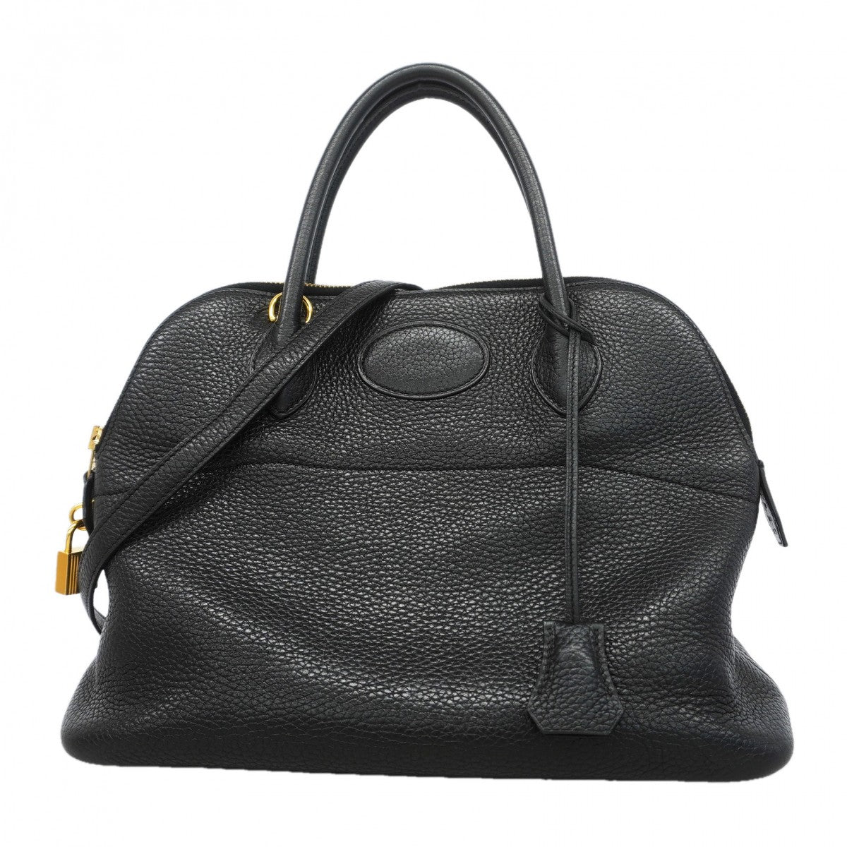 【6gc2530-h】エルメス ハンドバッグ ボリード31 トリヨンクレマンス ブラック ゴールド金具 A刻印 2wayバッグ【中古】レディース