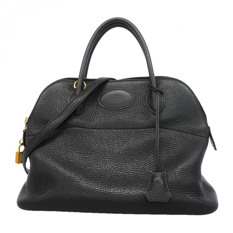 【6gc2530-h】エルメス ハンドバッグ ボリード31 トリヨンクレマンス ブラック ゴールド金具 A刻印 2wayバッグ【中古】レディース