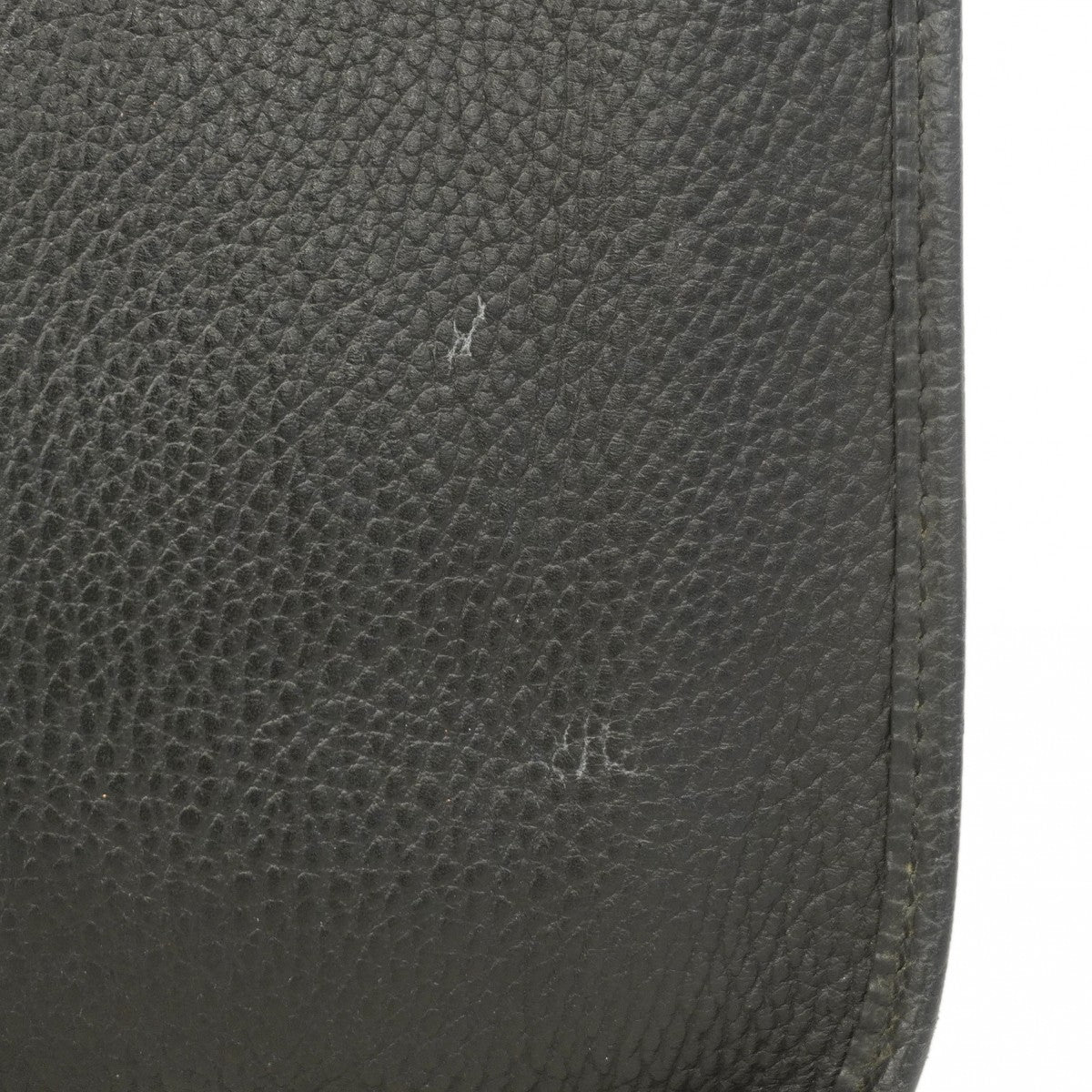 【6gc2532-h】エルメス ショルダーバッグ エヴリン1PM アルデンヌ ブラック ゴールド金具 □B刻印【中古】レディース