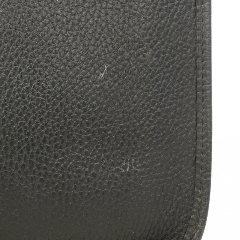 【6gc2532-h】エルメス ショルダーバッグ エヴリン1PM アルデンヌ ブラック ゴールド金具 □B刻印【中古】レディース