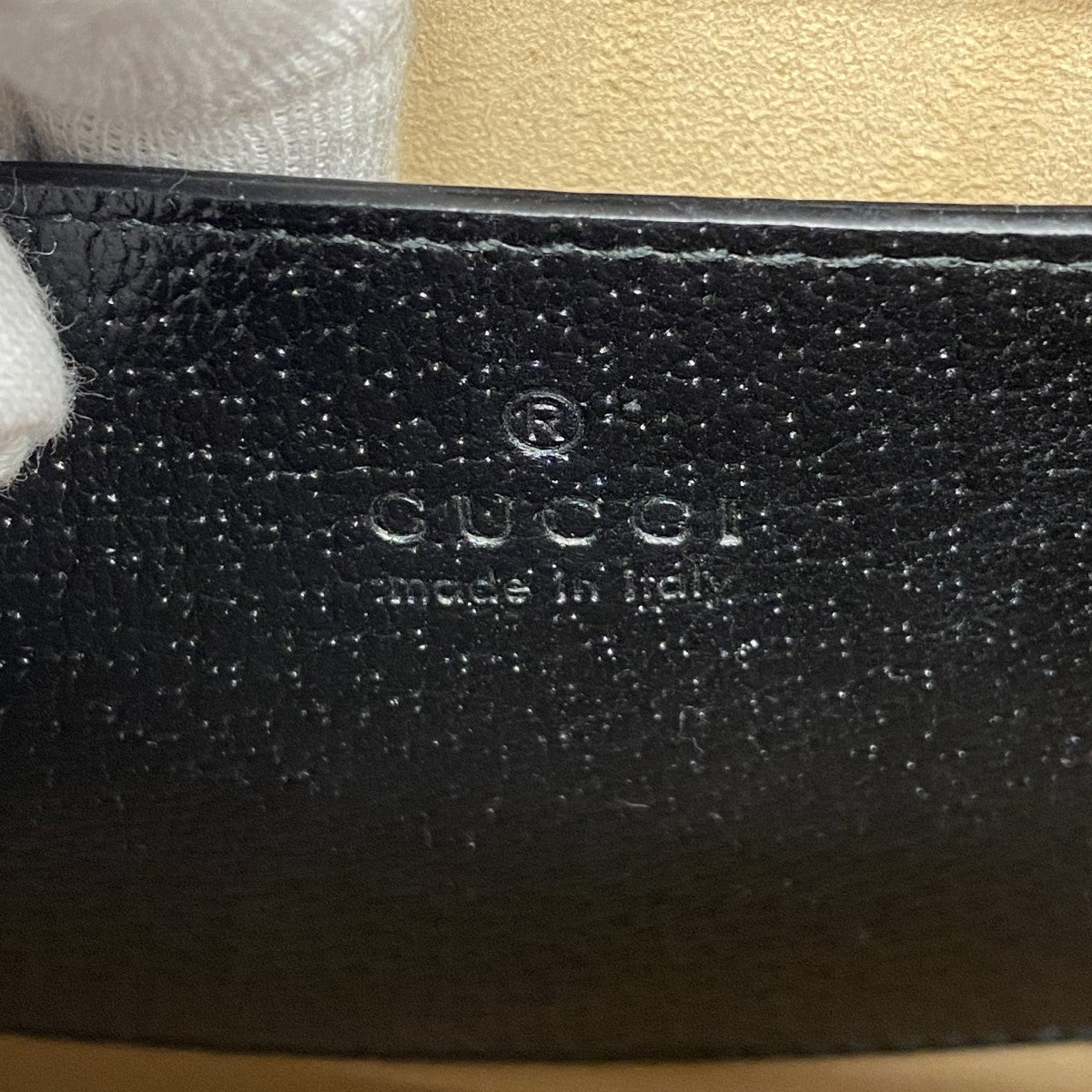 【6gc2534-k】グッチ ハンドバッグ ダイアナ 702721 レザー ブラック ゴールド金具 2wayバッグ【中古】レディース