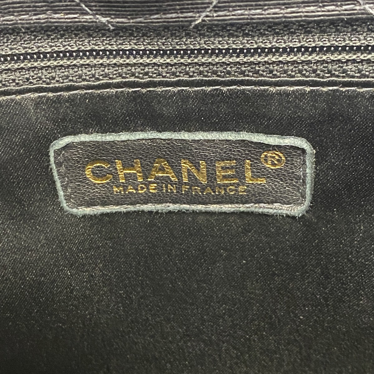 【6gc2537-h】シャネル ショルダーバッグ マトラッセ チェーンショルダー コットン ブラック ゴールド金具【中古】レディース