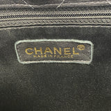 【6gc2537-h】シャネル ショルダーバッグ マトラッセ チェーンショルダー コットン ブラック ゴールド金具【中古】レディース