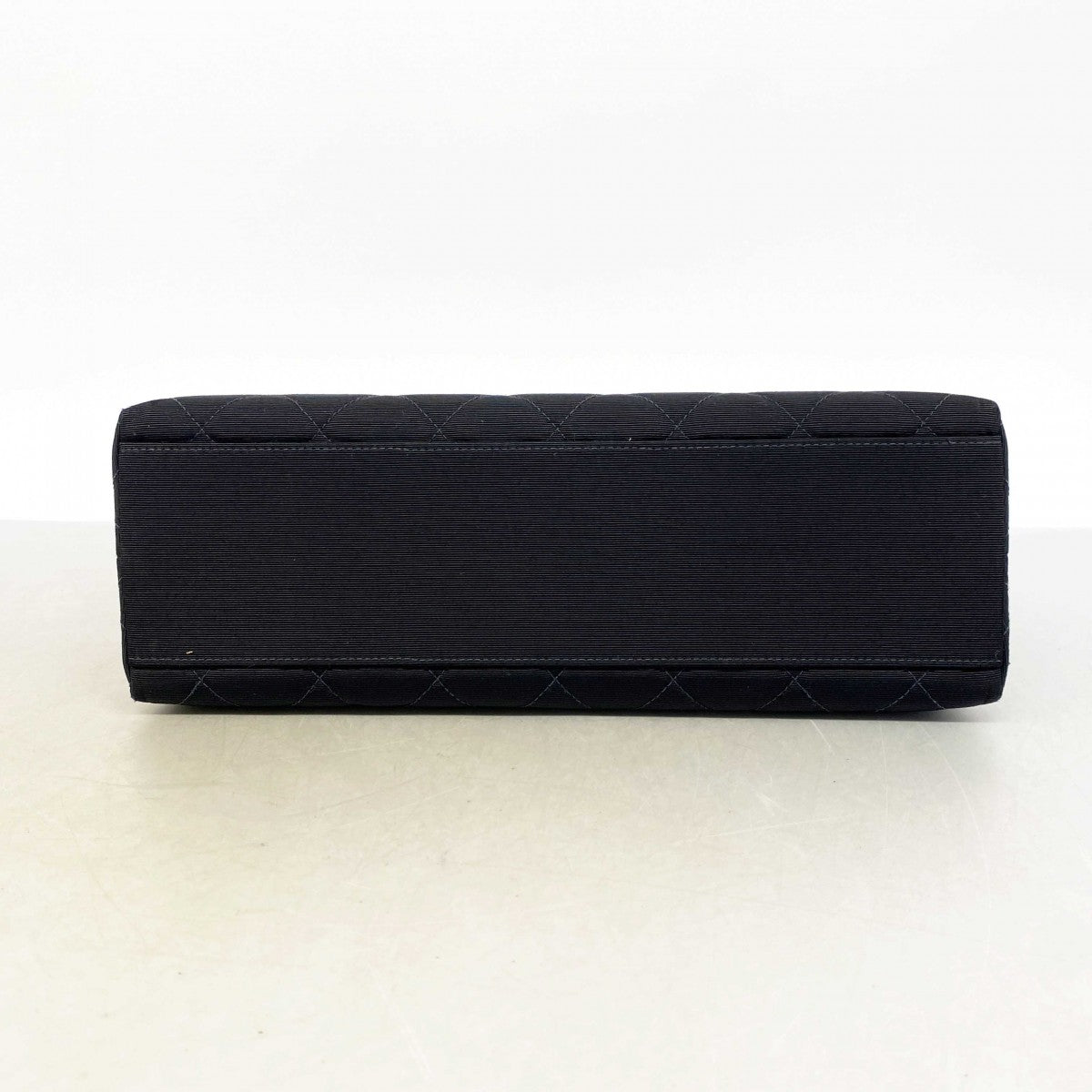 【6gc2537-h】シャネル ショルダーバッグ マトラッセ チェーンショルダー コットン ブラック ゴールド金具【中古】レディース