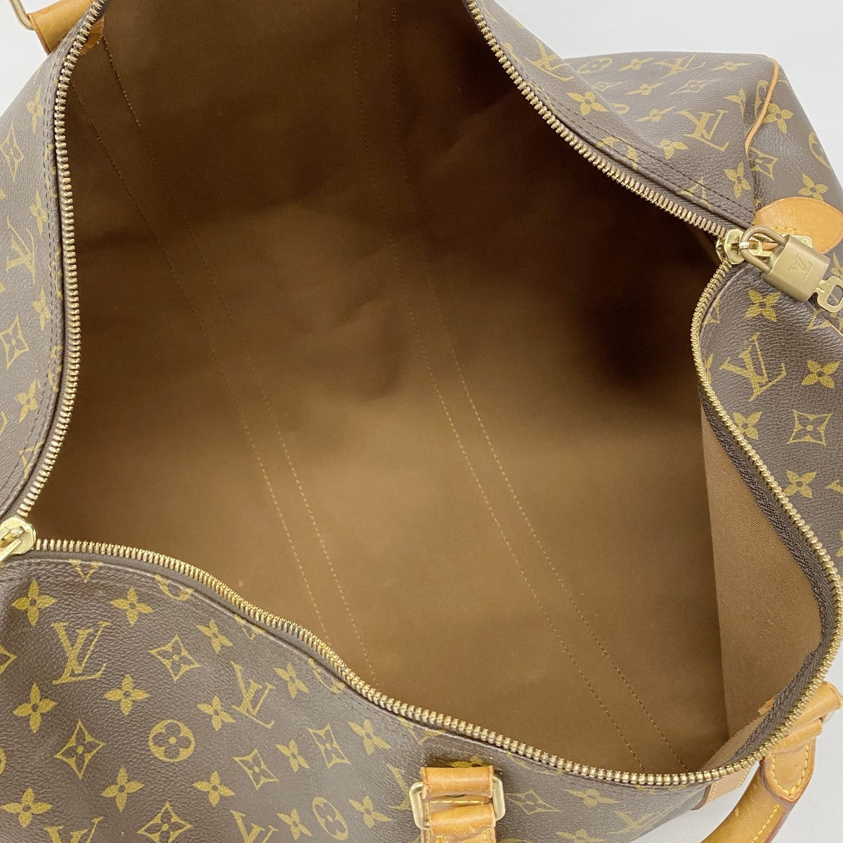 【6gc2540】ルイヴィトン ボストンバッグ モノグラム キーポル55 M41424 ブラウン【中古】メンズ レディース ユニセックス