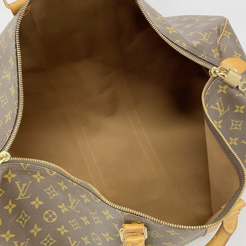 【6gc2540】ルイヴィトン ボストンバッグ モノグラム キーポル55 M41424 ブラウン【中古】メンズ レディース ユニセックス