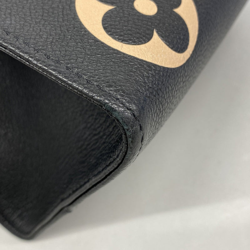 【6gc2541】ルイヴィトン トートバッグ モノグラム・アンプラント バイカラー オンザゴーMM M45495 ブラック ベージュ【中古】レディース