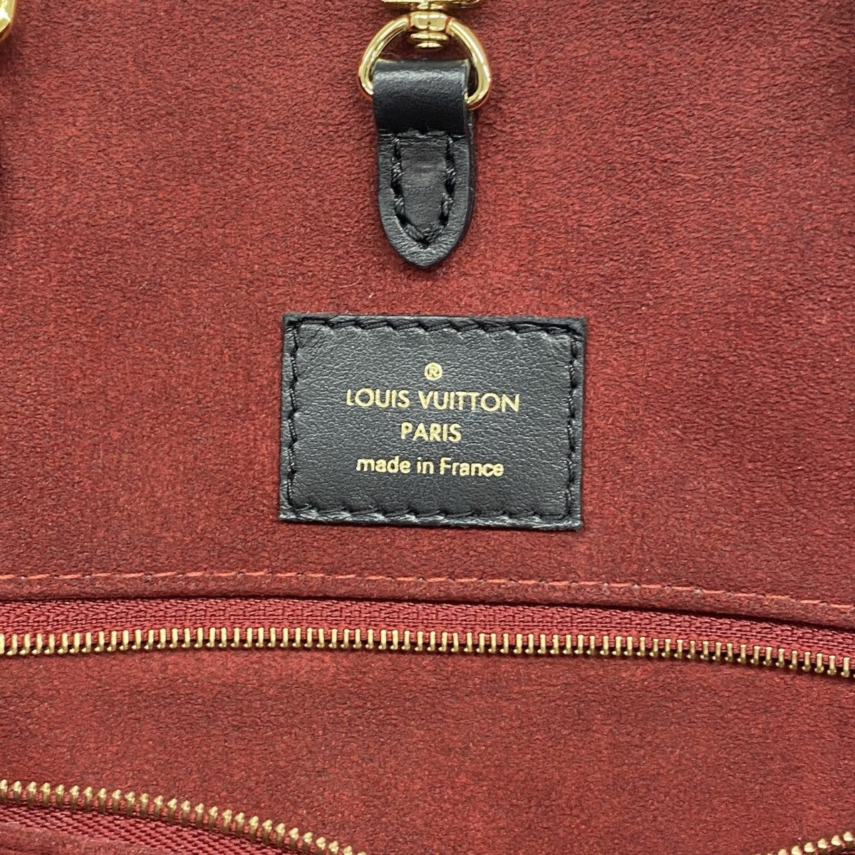 【6gc2541】ルイヴィトン トートバッグ モノグラム・アンプラント バイカラー オンザゴーMM M45495 ブラック ベージュ【中古】レディース