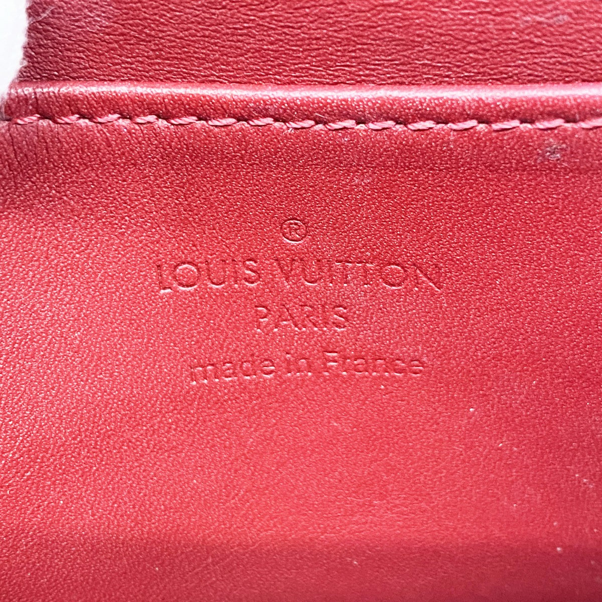 【6gc2545】ルイヴィトン コインケース ヴェルニ ジッピーコイン パース M93608 ポムダムール【中古】レディース