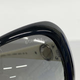 【6gc2552】シャネル サングラス 5148-A プラスチック ブラック ホワイト シルバー金具【中古】レディース