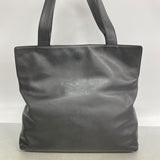 【6gc2561-k】シャネル トートバッグ レザー ブラック ゴールド金具【中古】レディース