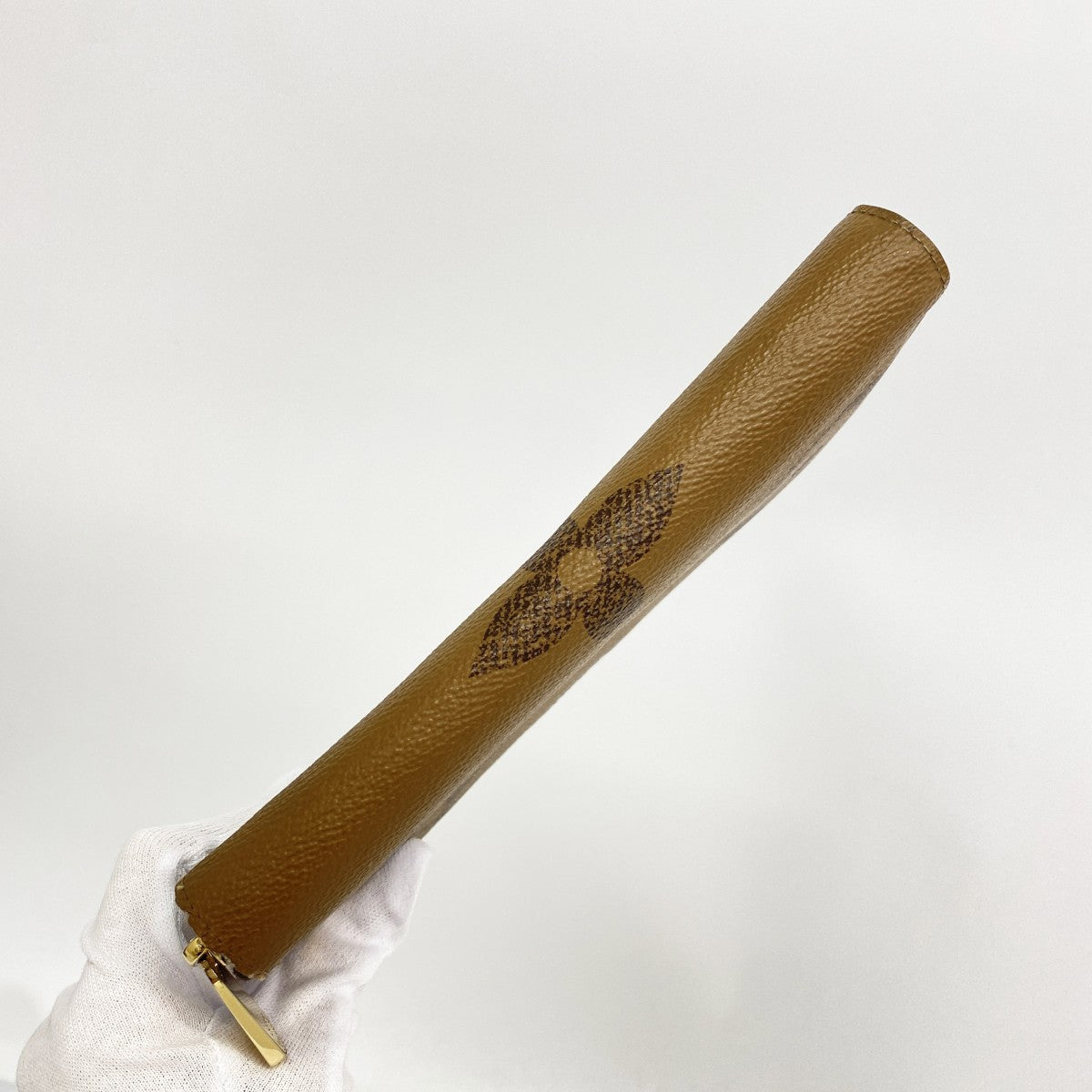 【6gc2567-k】ルイヴィトン 長財布 モノグラム・ジャイアント リバース ジッピーウォレット M69353 ブラウン【中古】レディース