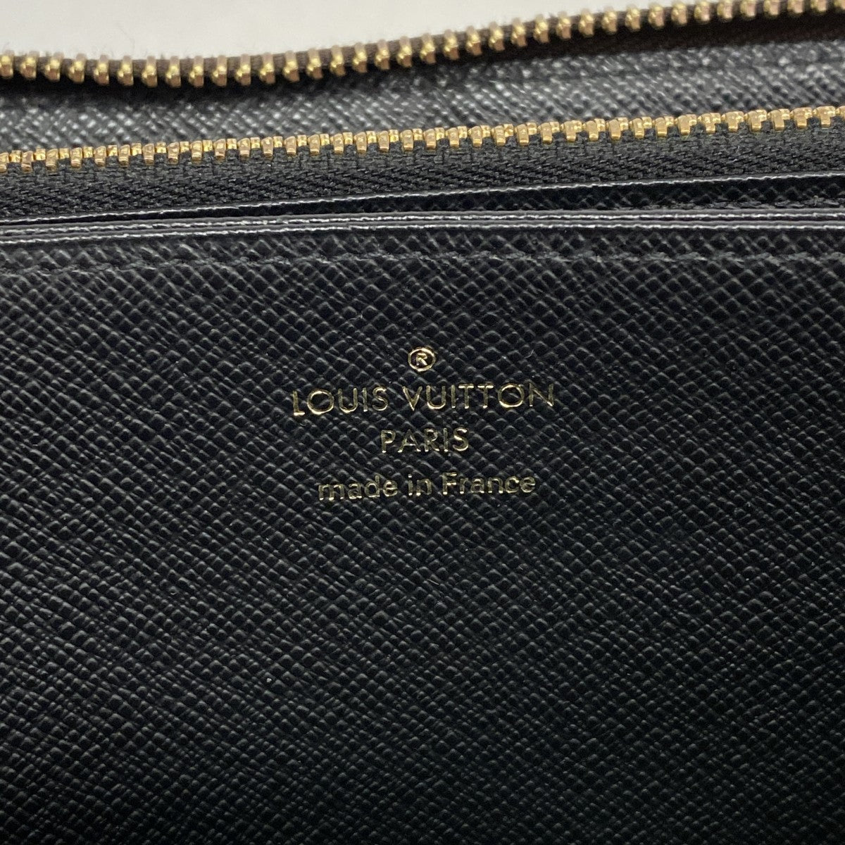 【6gc2567-k】ルイヴィトン 長財布 モノグラム・ジャイアント リバース ジッピーウォレット M69353 ブラウン【中古】レディース