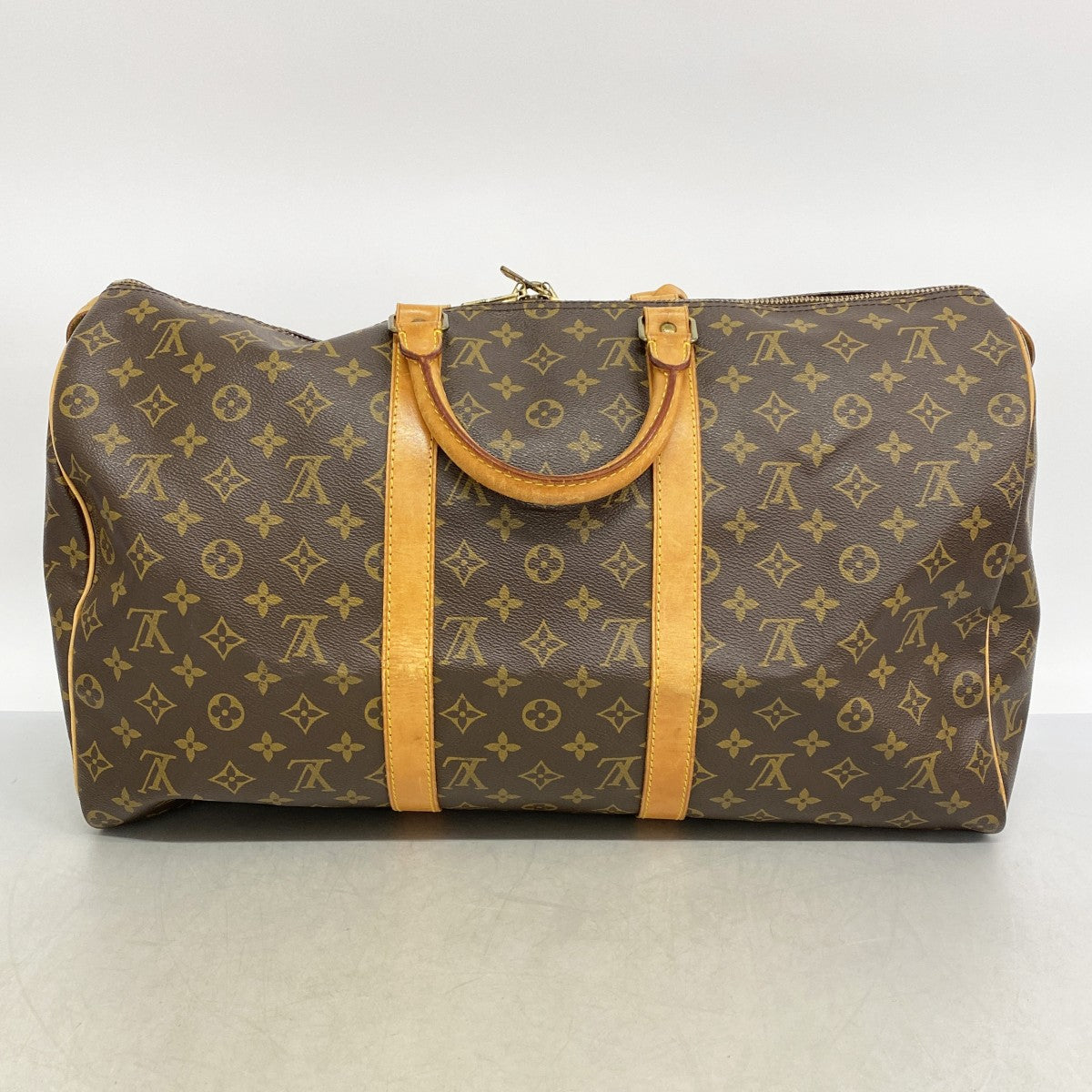 【6gc2571】ルイヴィトン ボストンバッグ モノグラム キーポル50 M41426 ブラウン【中古】メンズ レディース ユニセックス