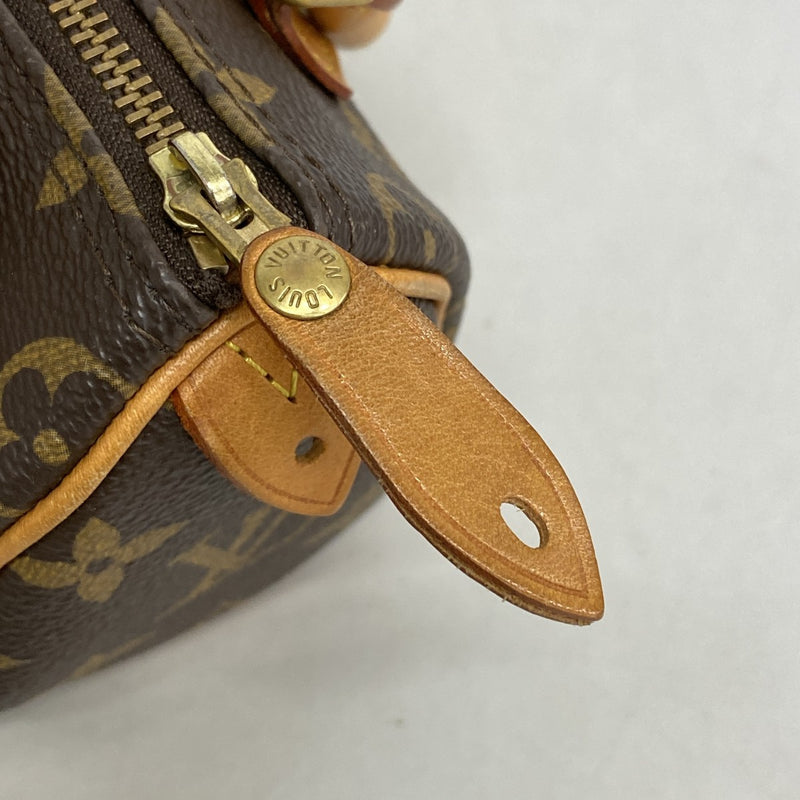 【6gc2572】ルイヴィトン ハンドバッグ モノグラム ミニスピーディ M41534 ブラウン 2wayバッグ【中古】レディース