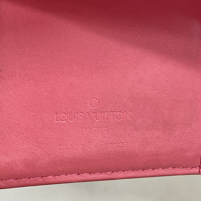 【6gc2577】ルイヴィトン 財布 ヴェルニ ポルトモネビエヴィエノワ M9141F フランボアーズ【中古】レディース