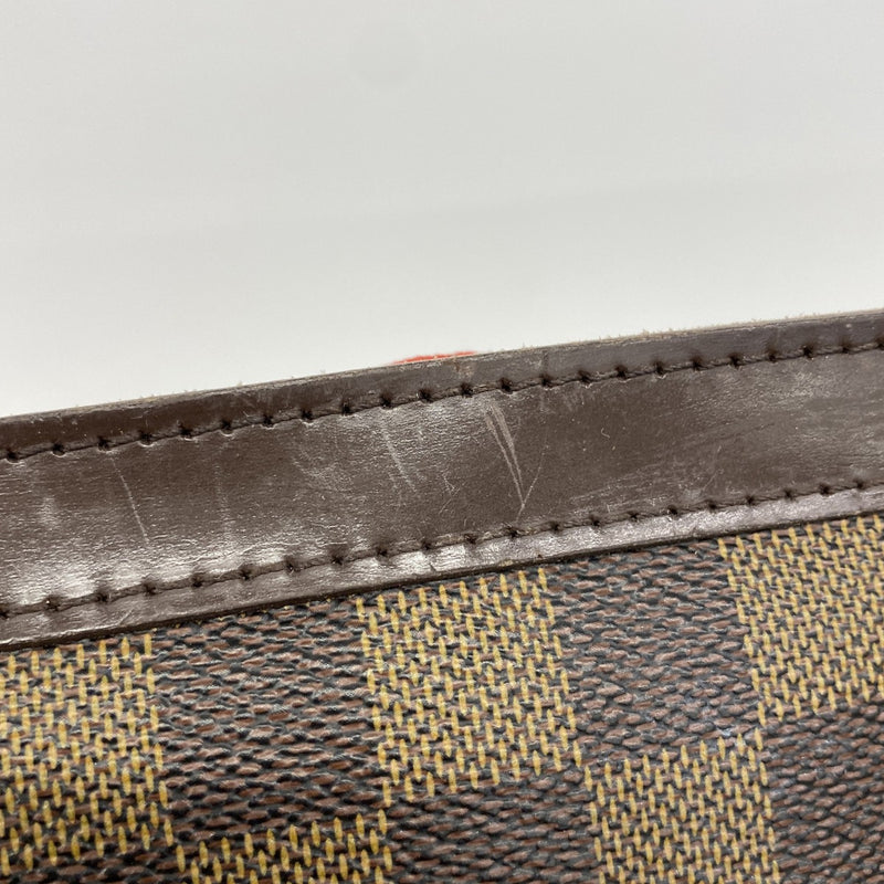 【6gc2581】ルイヴィトン トートバッグ ダミエ ハムステッドPM N51205 エベヌ【中古】レディース