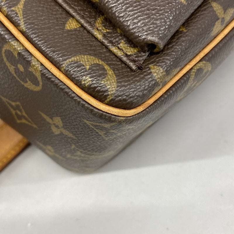 【6gc2582】ルイヴィトン ショルダーバッグ モノグラム ヴィバシテGM M51163 ブラウン【中古】レディース
