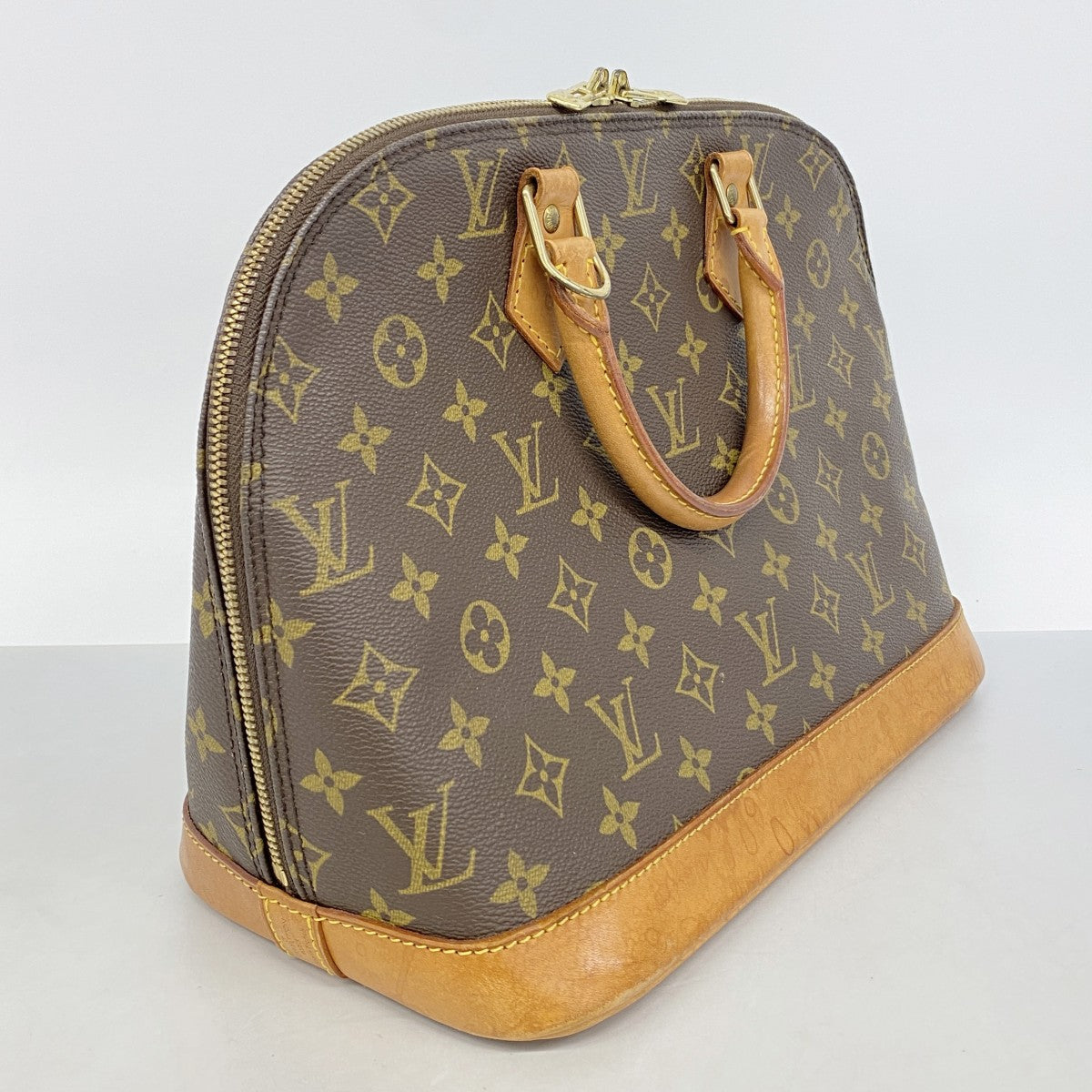 【6gc2583】ルイヴィトン ハンドバッグ モノグラム アルマ M51130 ブラウン【中古】レディース