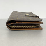 【6gc2587】ルイヴィトン 財布 モノグラム ポルトパピエジップ M61207 ブラウン【中古】レディース