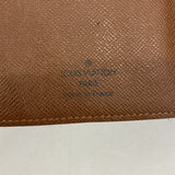 【6gc2587】ルイヴィトン 財布 モノグラム ポルトパピエジップ M61207 ブラウン【中古】レディース