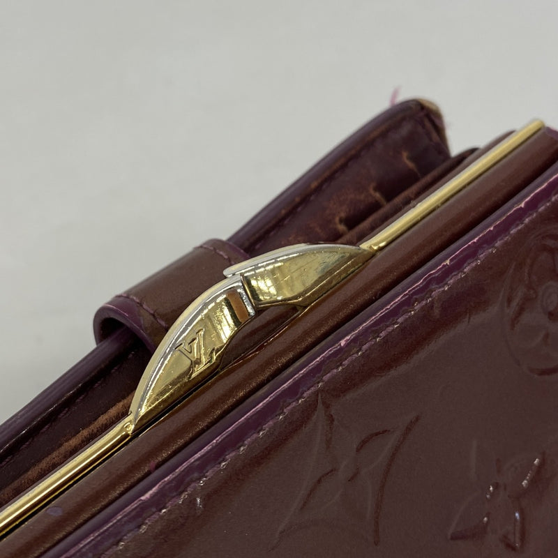 【6gc2588】ルイヴィトン 財布 ヴェルニ ポルトフォイユヴィエノワ M93574 ヴィオレット【中古】レディース