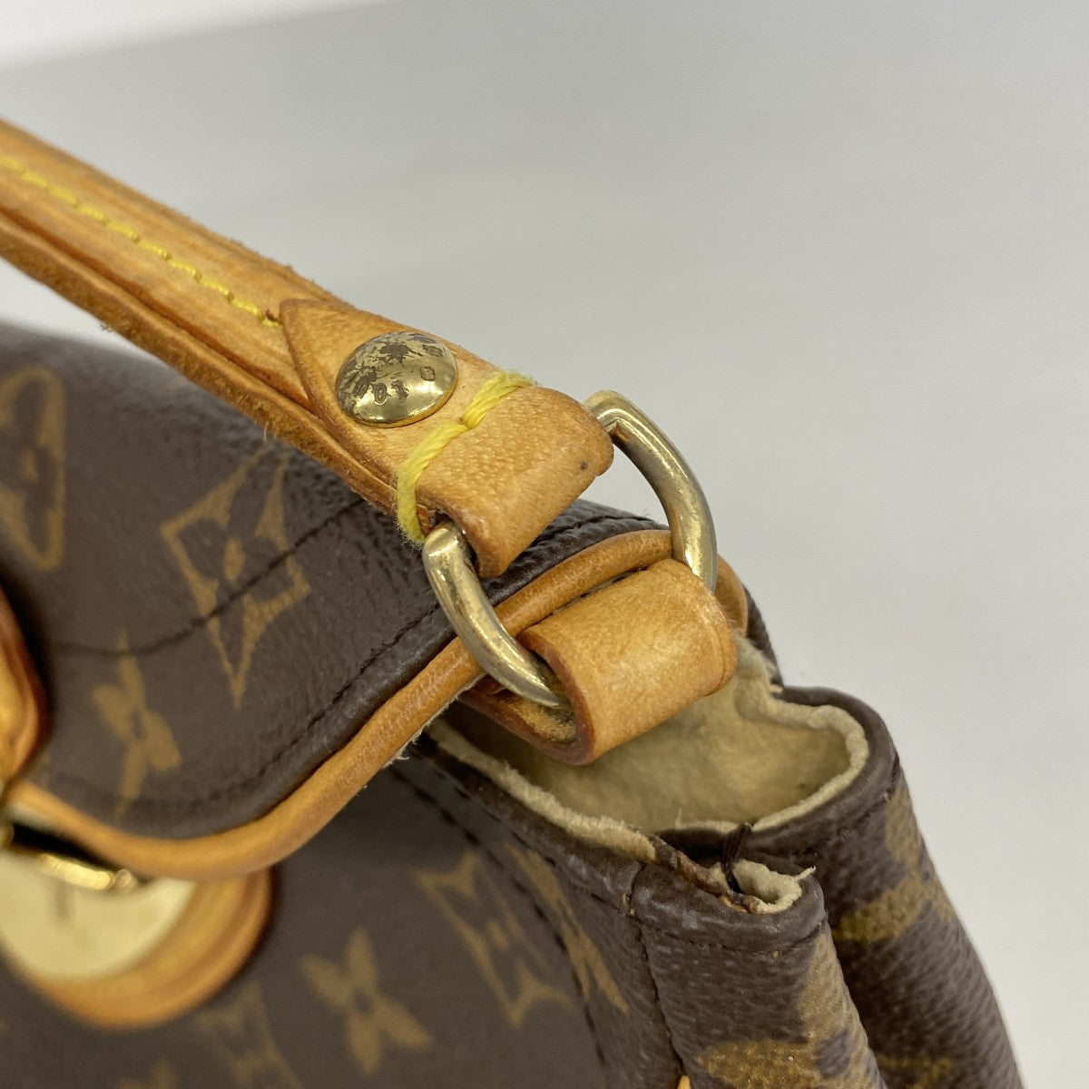 【6gc2594】ルイヴィトン ショルダーバッグ モノグラム ポシェットビバリー M40122 ブラウン【中古】レディース