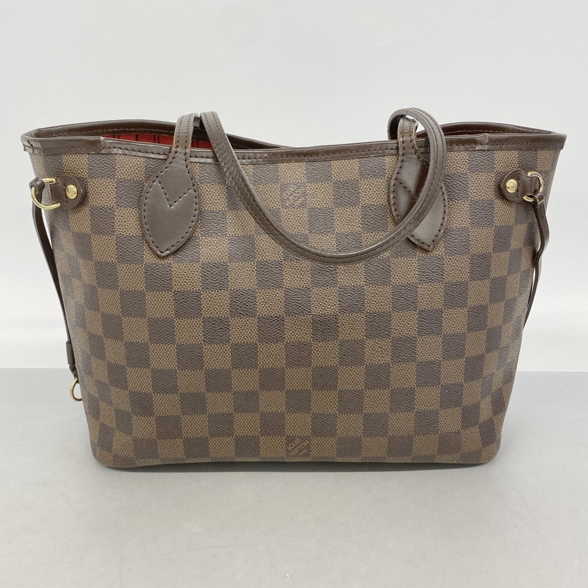 【6gc2596】ルイヴィトン トートバッグ ダミエ ネヴァーフルPM N51109 エベヌ【中古】レディース