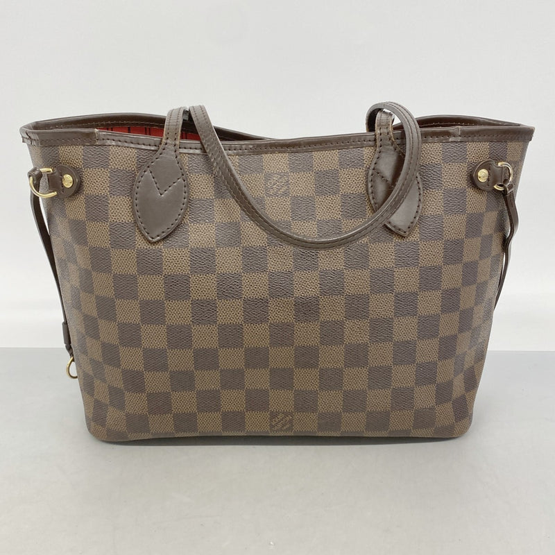 【6gc2596】ルイヴィトン トートバッグ ダミエ ネヴァーフルPM N51109 エベヌ【中古】レディース
