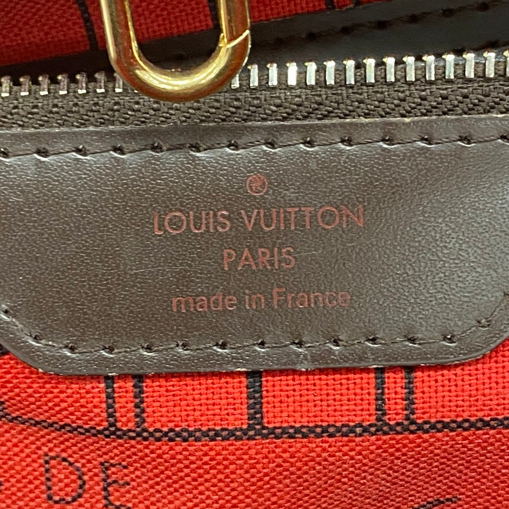 【6gc2596】ルイヴィトン トートバッグ ダミエ ネヴァーフルPM N51109 エベヌ【中古】レディース