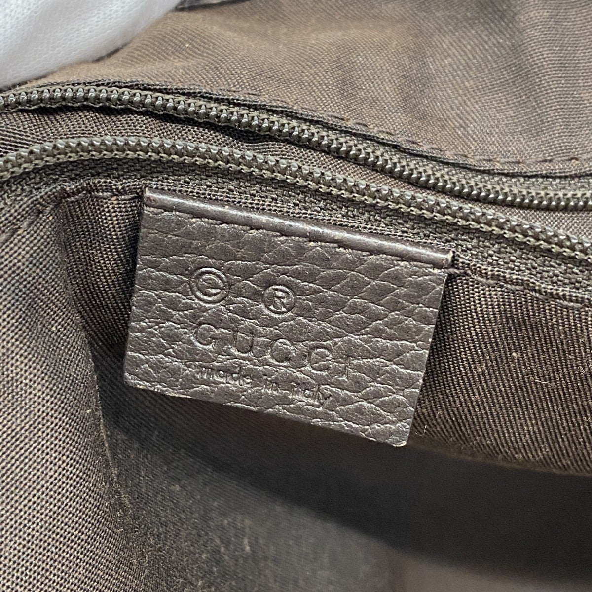 【6gc2601】グッチ トートバッグ シェリーライン GGクリスタル 293589 コーティングキャンバス ベージュ ブラウン シャンパンゴールド金具【中古】レディース