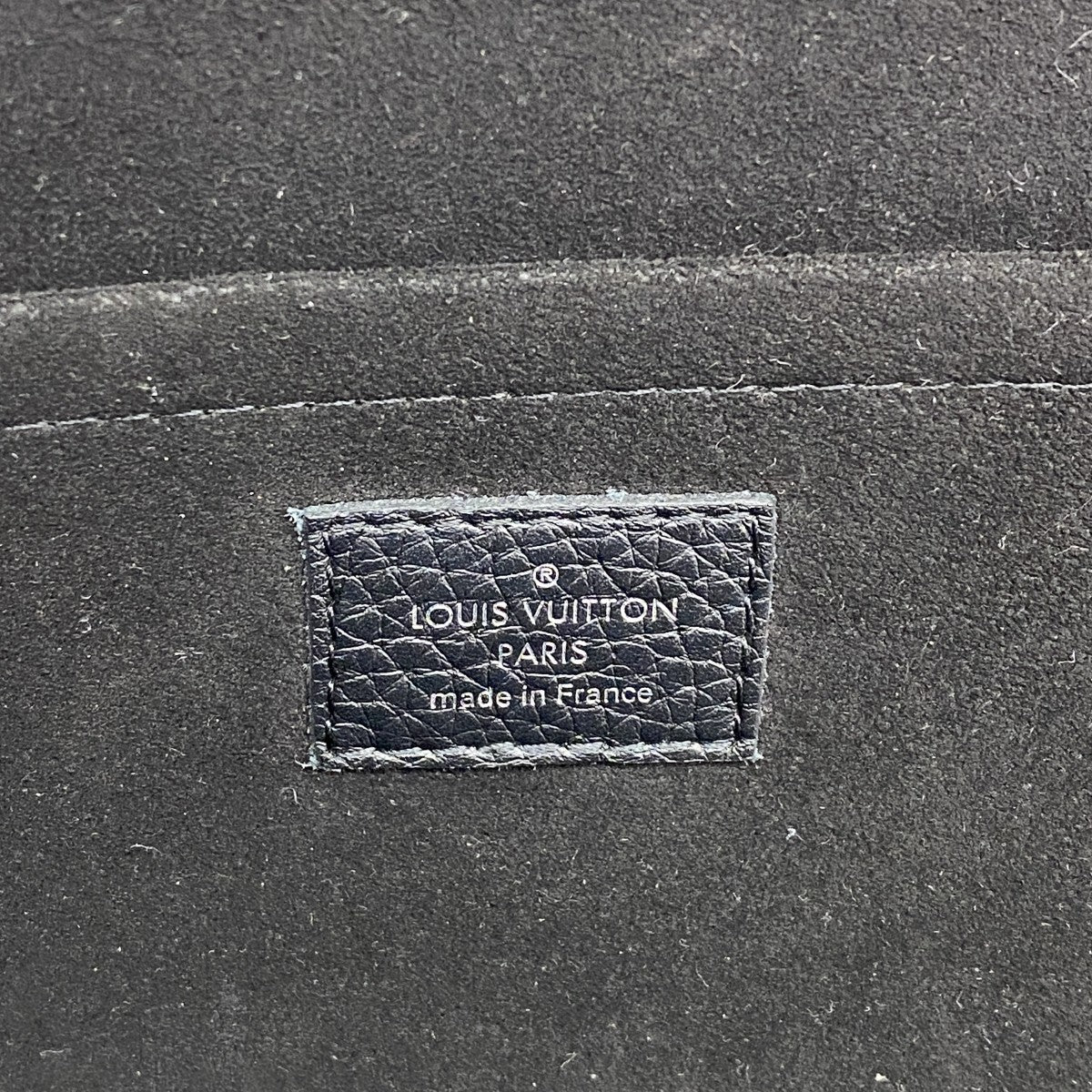 【6gc2607】ルイヴィトン クラッチバッグ トリヨン ポシェットジュールGMNM M67763 ノワール LVサークル【中古】メンズ