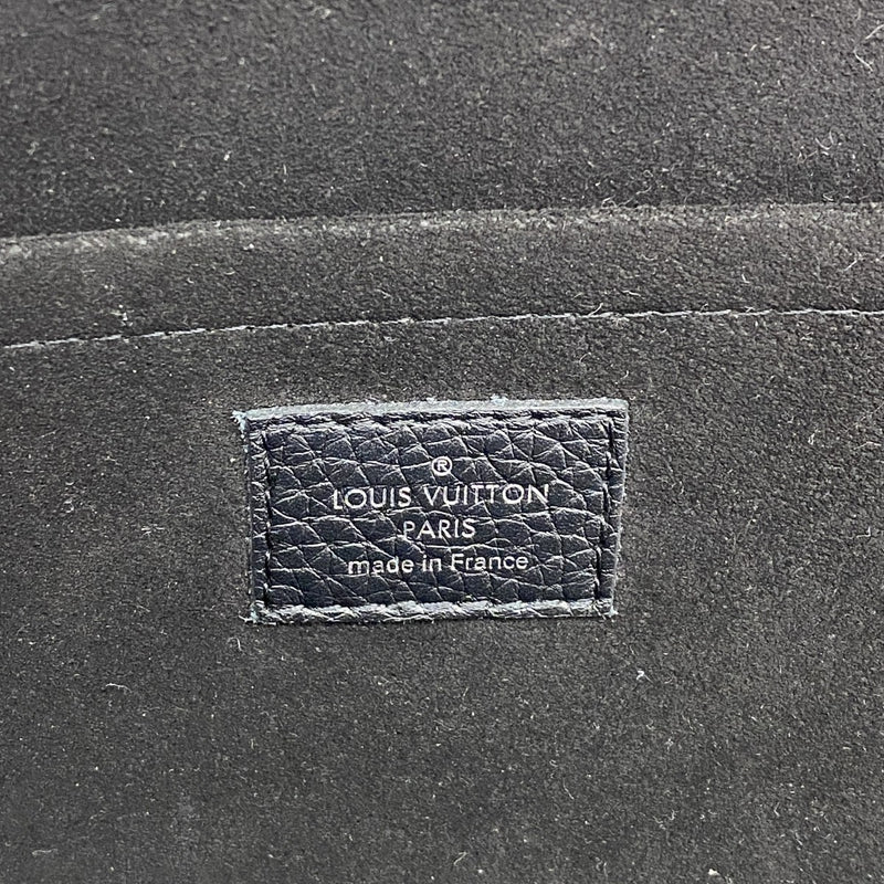【6gc2607】ルイヴィトン クラッチバッグ トリヨン ポシェットジュールGMNM M67763 ノワール LVサークル【中古】メンズ