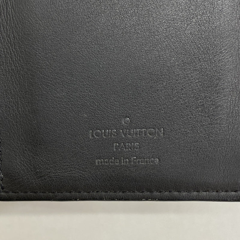 【6gc2609】ルイヴィトン 長財布 モノグラム・シャドウ ポルトフォイユブラザ M62900 ブラック【中古】メンズ