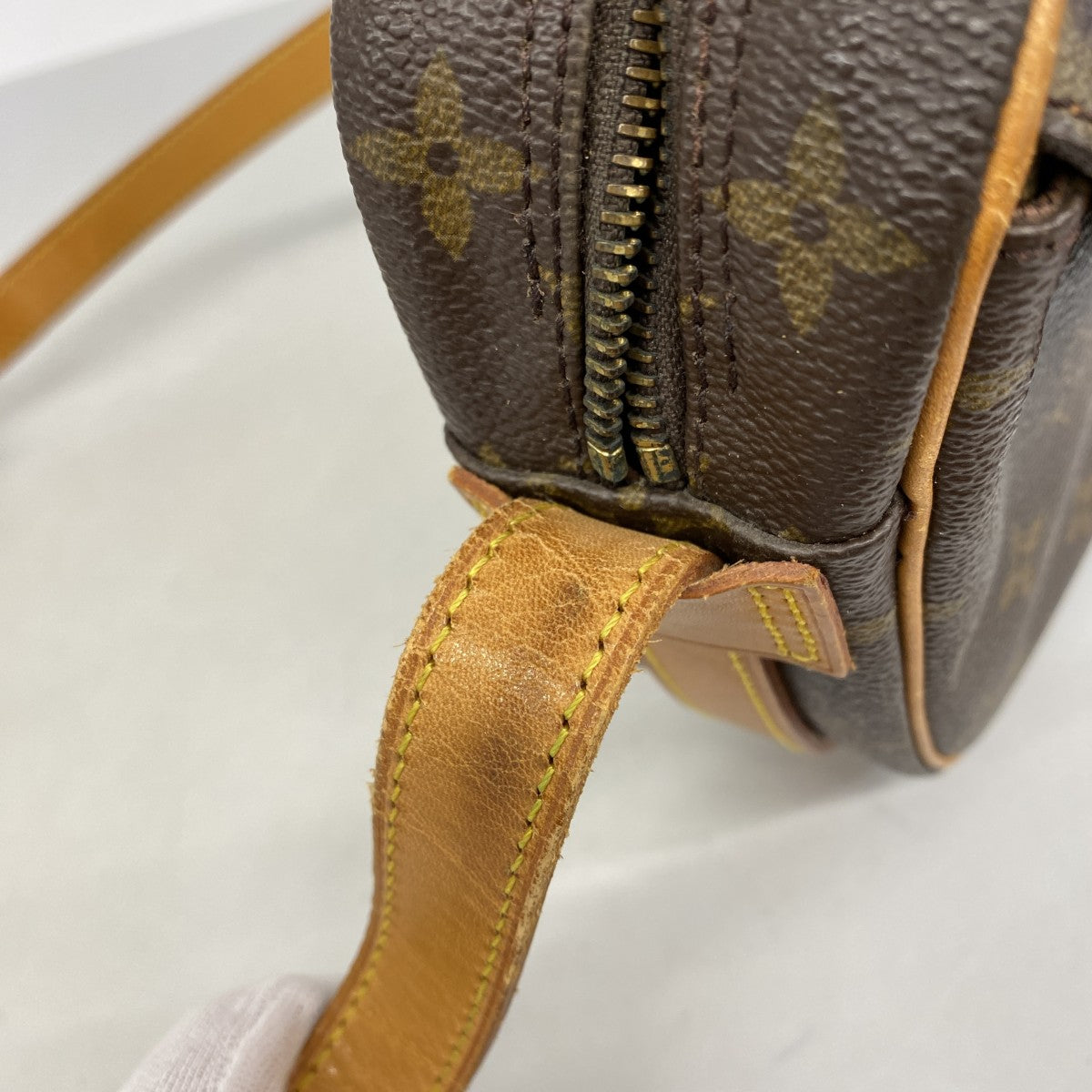 【6gc2615】ルイヴィトン ショルダーバッグ モノグラム ジュヌフィーユGM M51225 ブラウン【中古】レディース