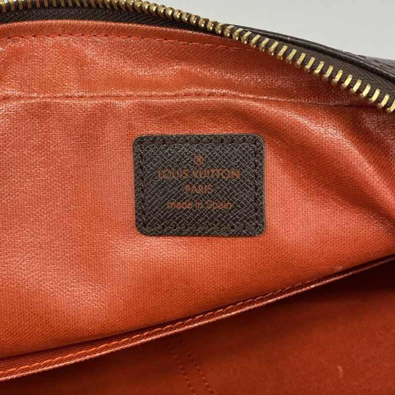 【6gc2617】ルイヴィトン ポーチ ダミエ トゥルーストワレット N47623 エベヌ【中古】レディース