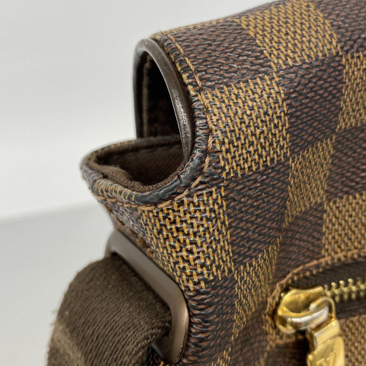 【6gc2618】ルイヴィトン ショルダーバッグ ダミエ ブルックリンMM N51211 エベヌ【中古】メンズ