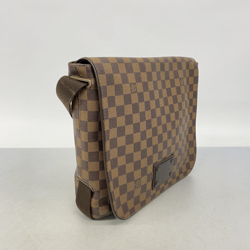 【6gc2618】ルイヴィトン ショルダーバッグ ダミエ ブルックリンMM N51211 エベヌ【中古】メンズ