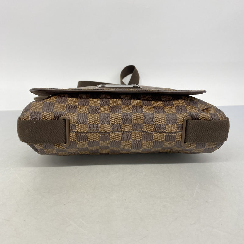 【6gc2618】ルイヴィトン ショルダーバッグ ダミエ ブルックリンMM N51211 エベヌ【中古】メンズ