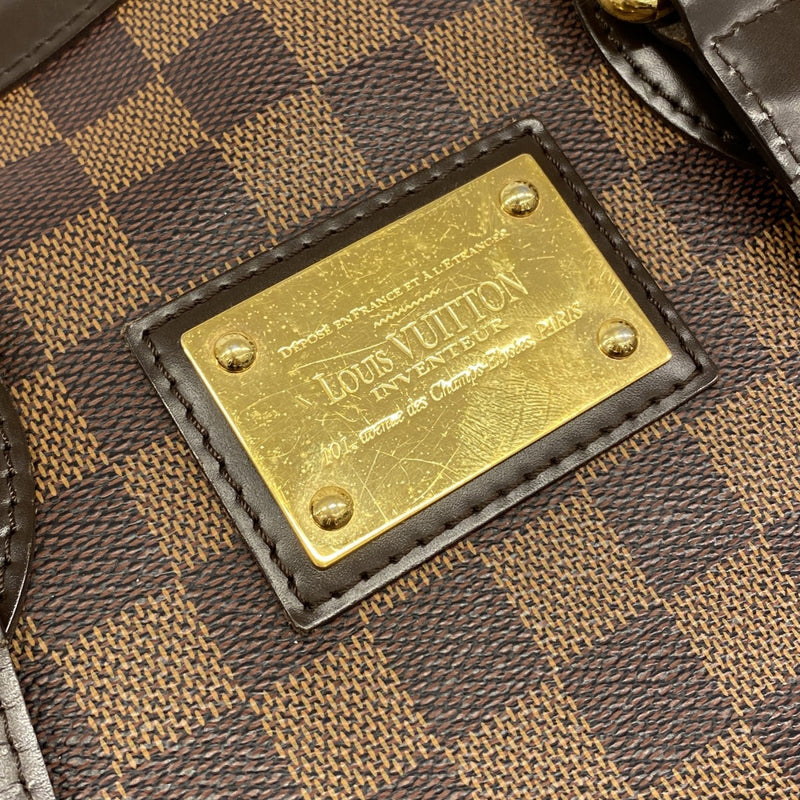 【6gc2619】ルイヴィトン トートバッグ ダミエ ハムステッドPM N51205 エベヌ【中古】レディース
