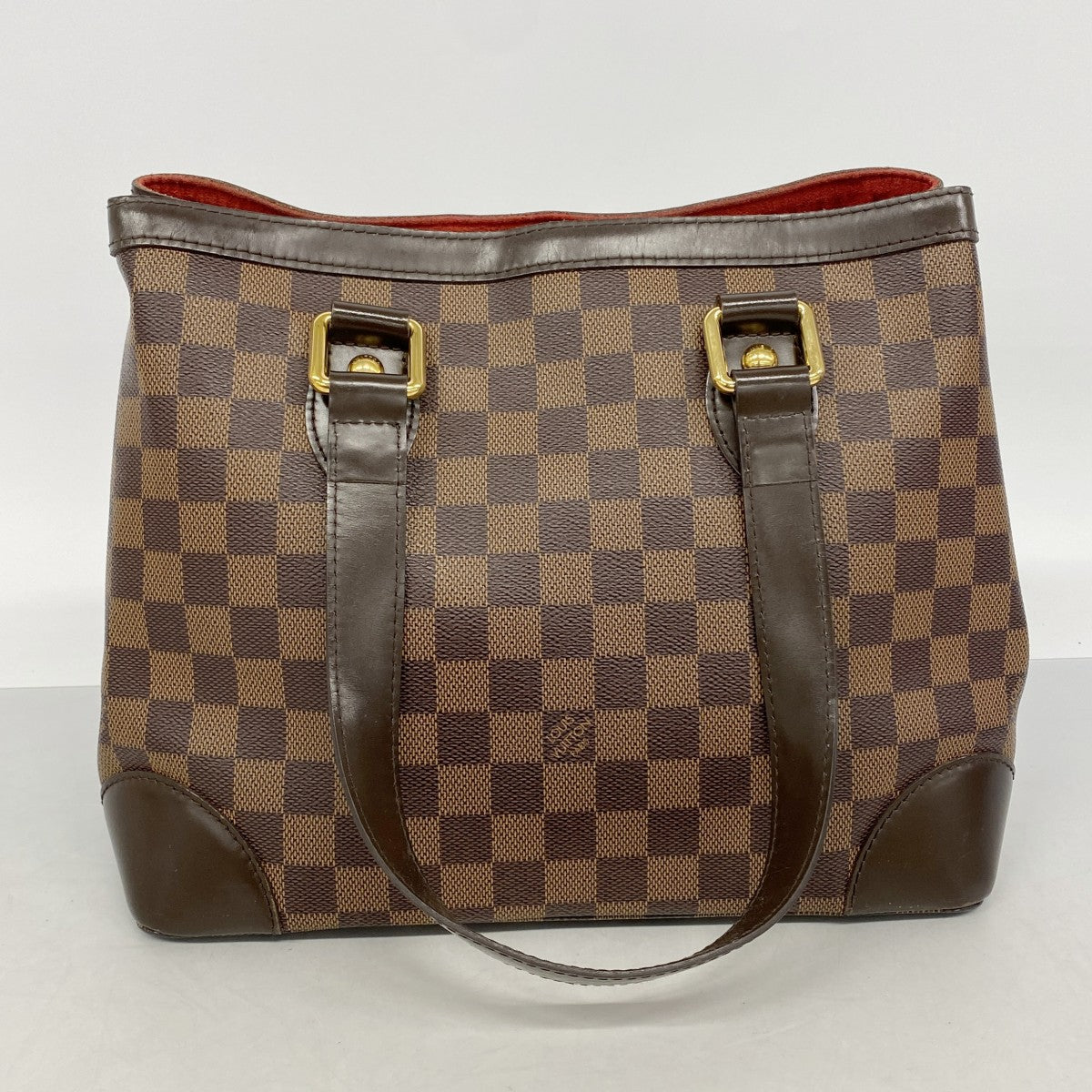 【6gc2619】ルイヴィトン トートバッグ ダミエ ハムステッドPM N51205 エベヌ【中古】レディース