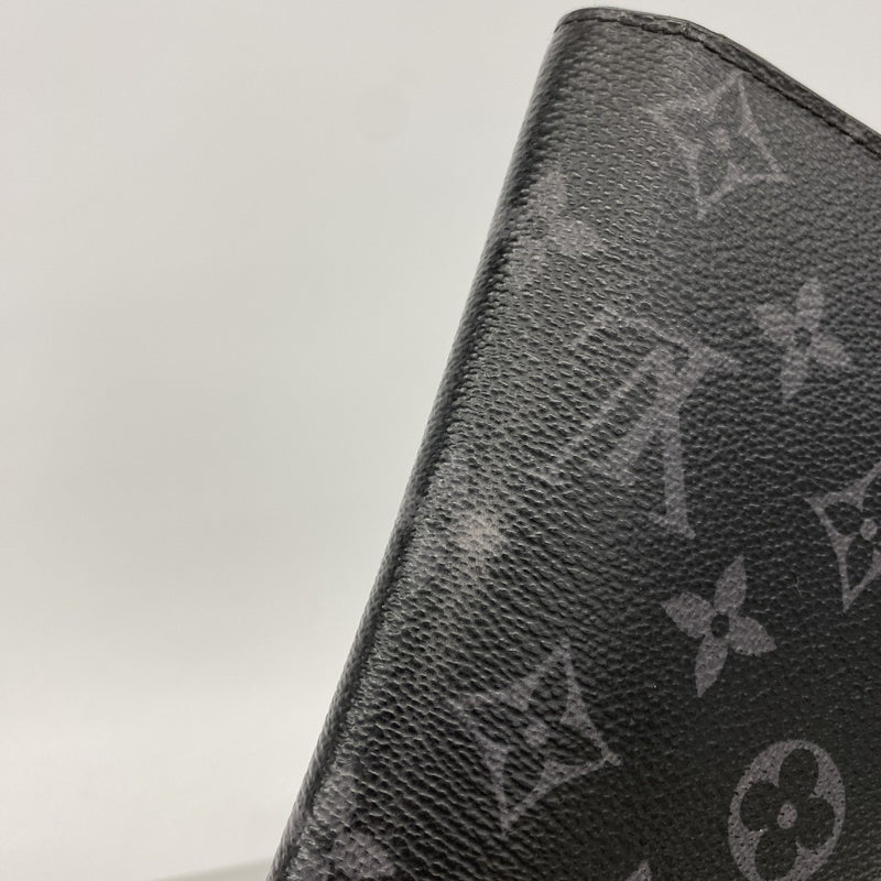 【6gc2620】ルイヴィトン 長財布 モノグラム・エクリプス ポルトフォイユブラザ M61697 ブラック【中古】メンズ