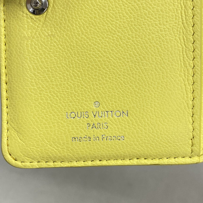 【6gc2628】ルイヴィトン 財布 モノグラム・クッサン ポルトフォイユルー M13792 ギンコイエロー【中古】レディース