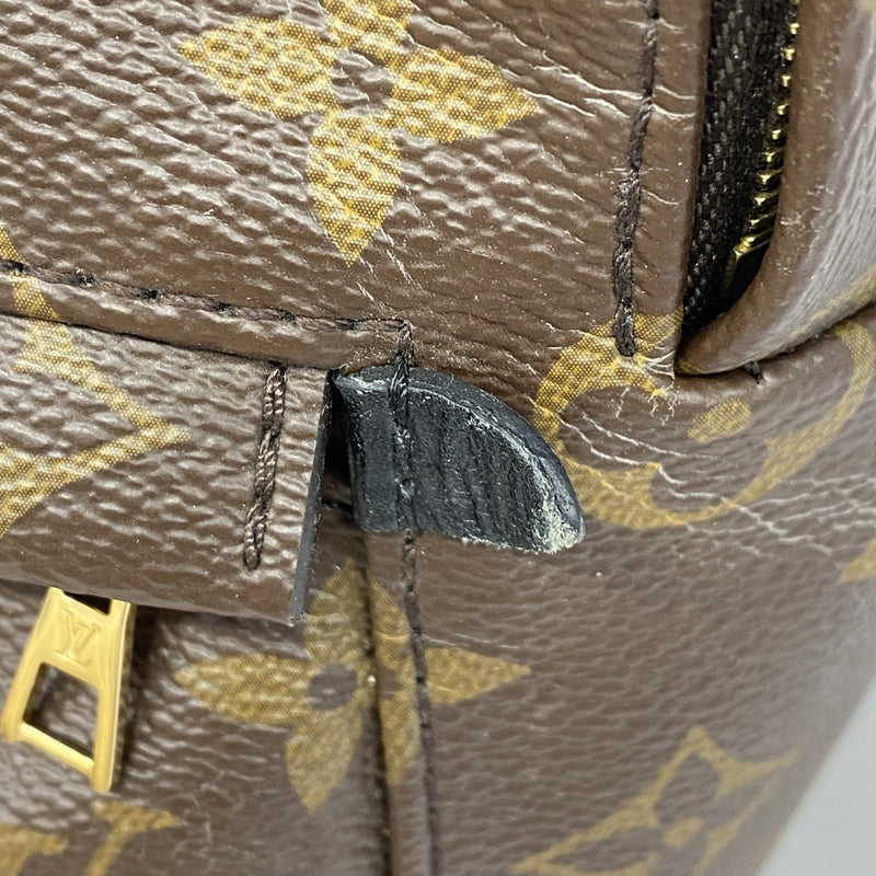 【6gc2632】ルイヴィトン リュック・デイパック モノグラム パームスプリングスバックパックMINI M41562 ブラック【中古】レディース