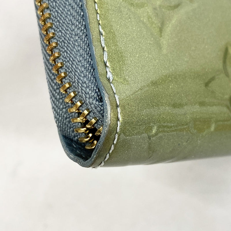 【6gc2635】ルイヴィトン 長財布 ヴェルニ ジッピーウォレット M91565 ジーヴル【中古】レディース